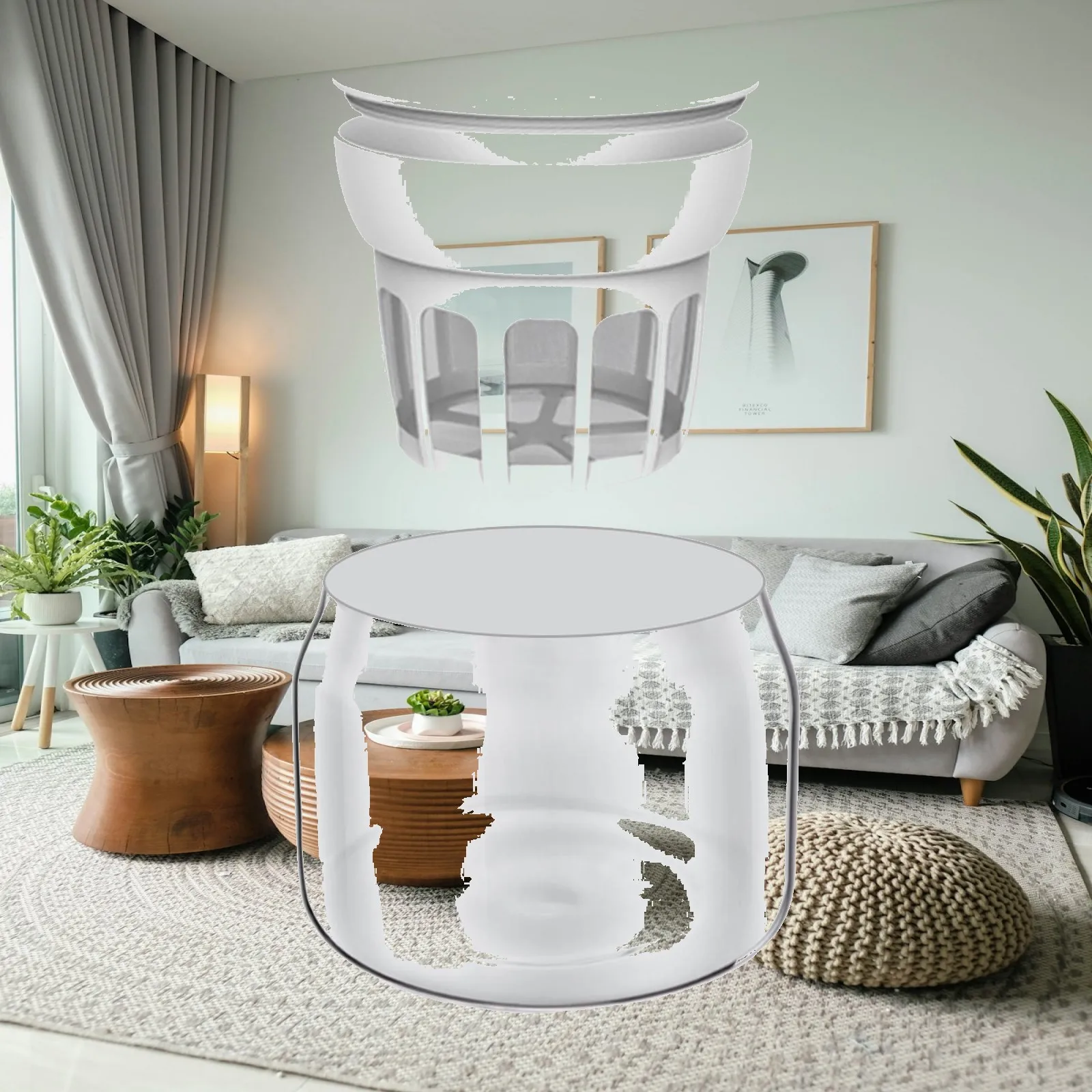 Homemade Yogurt Glass Jar Set Whey Separator Greek Yogurt Strainer Cheesecloth Filter for Yogurt Machines