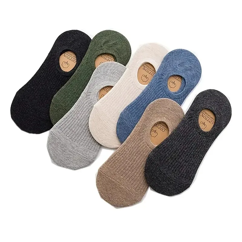 10-Pack Invisible No Show Socks: Breathable, Soft & Durable - Solid Color, Unisex for Spring/Summer