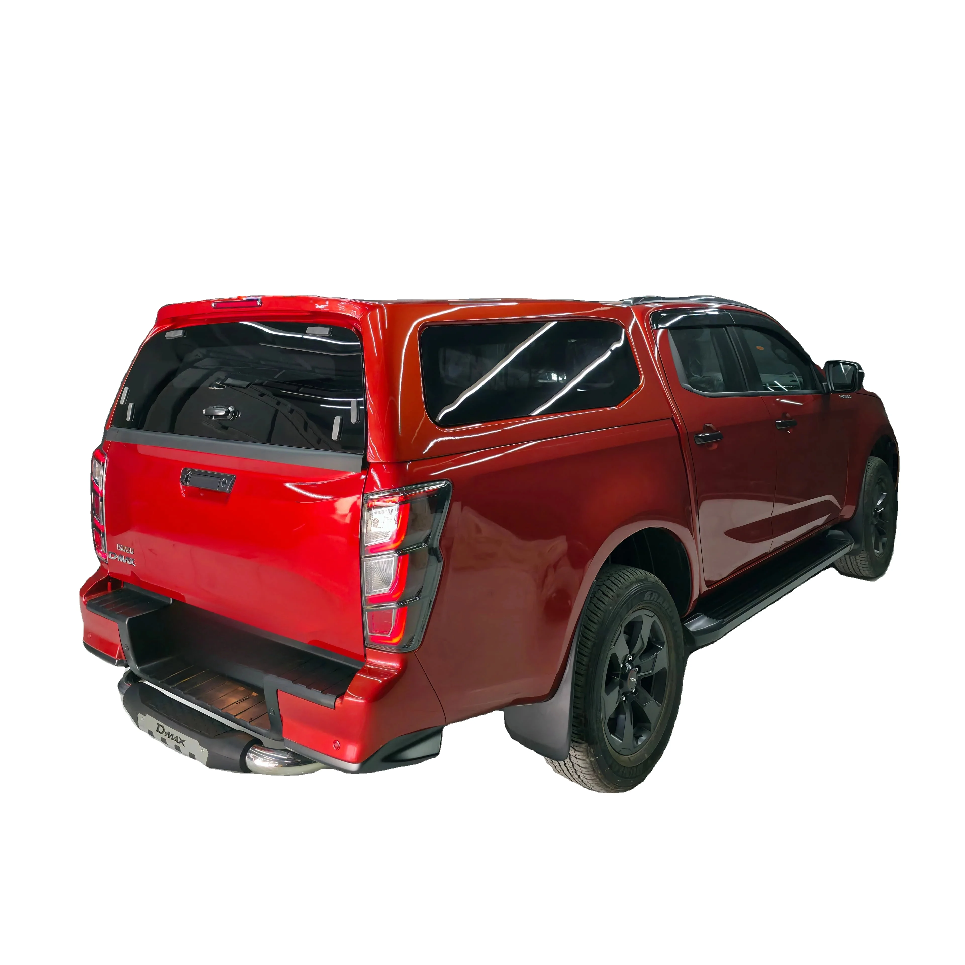 DMAX 2025 رف سقف زجاجي ثابت مع نافذة منزلقة ملحق شاحنة بيك اب ملحق خارجي للسرير