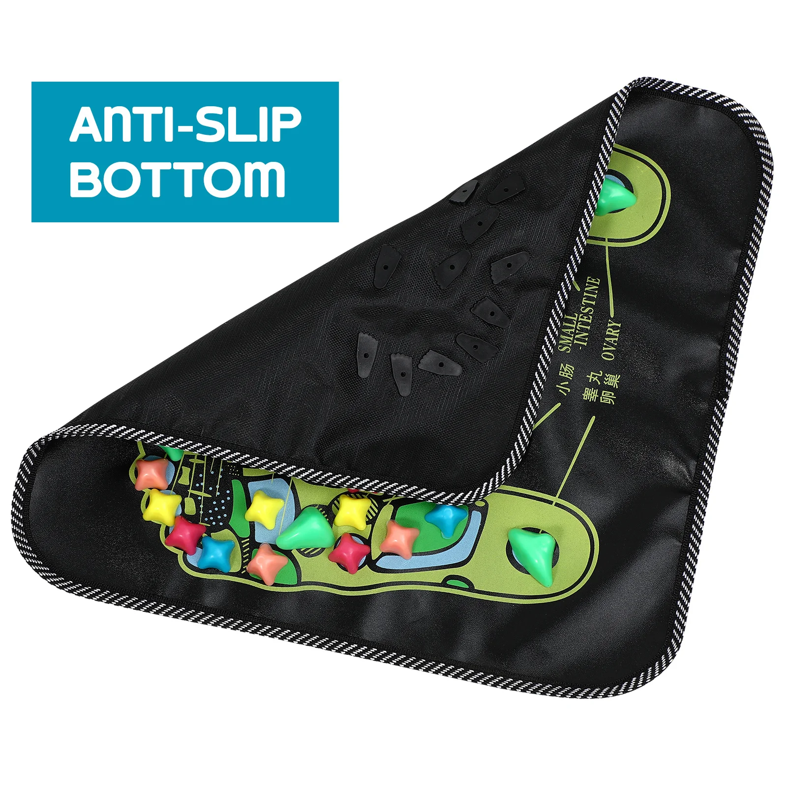 

Foot Acupoint Mat Compact Size For Foot Sole Massage Stone Stimulation Home Acupoint Stimulation Massage Mat Use Body Relaxation