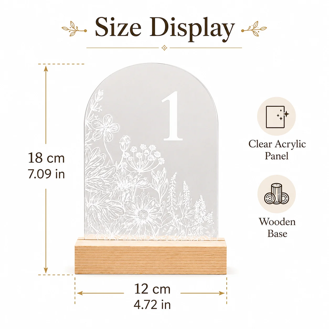 Personalized Acrylic Wedding Table Number Signs Custom Reception Table Cards Creative Decorations for Wedding Party Ceremony