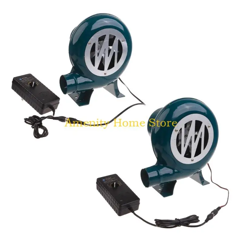 

F26C 12V 80W/100W BBQ Blower Variable Speed Electric Blower Centrifugal Barbecues Pump Fan for Camping Picnic Outdoor