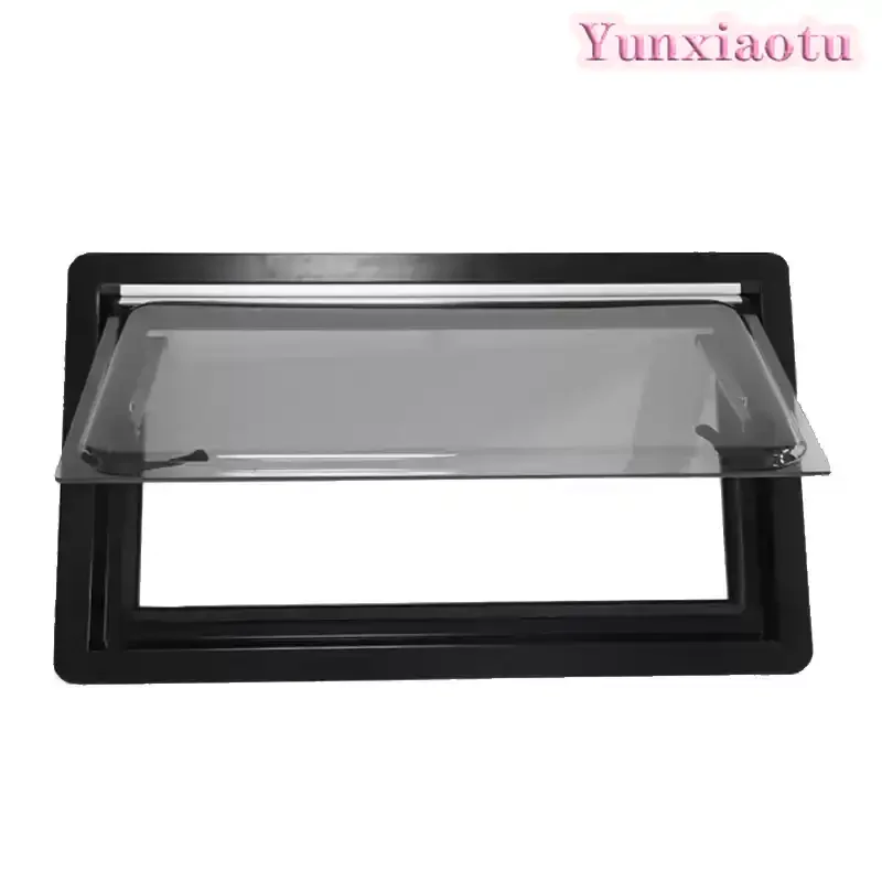RV Push Out Window, Double Layer Acrylic Glass with Mosquito Net & Sunshade, Camper Modification Accessory