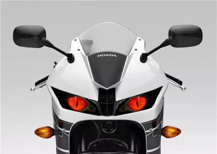 FOR HONDA CBR600RR F5 2008-2012 09 10 11 Motorcycle Accessories Front Fairing Headlight Sticker Guard Sticker CBR 600 RR-2 Motor