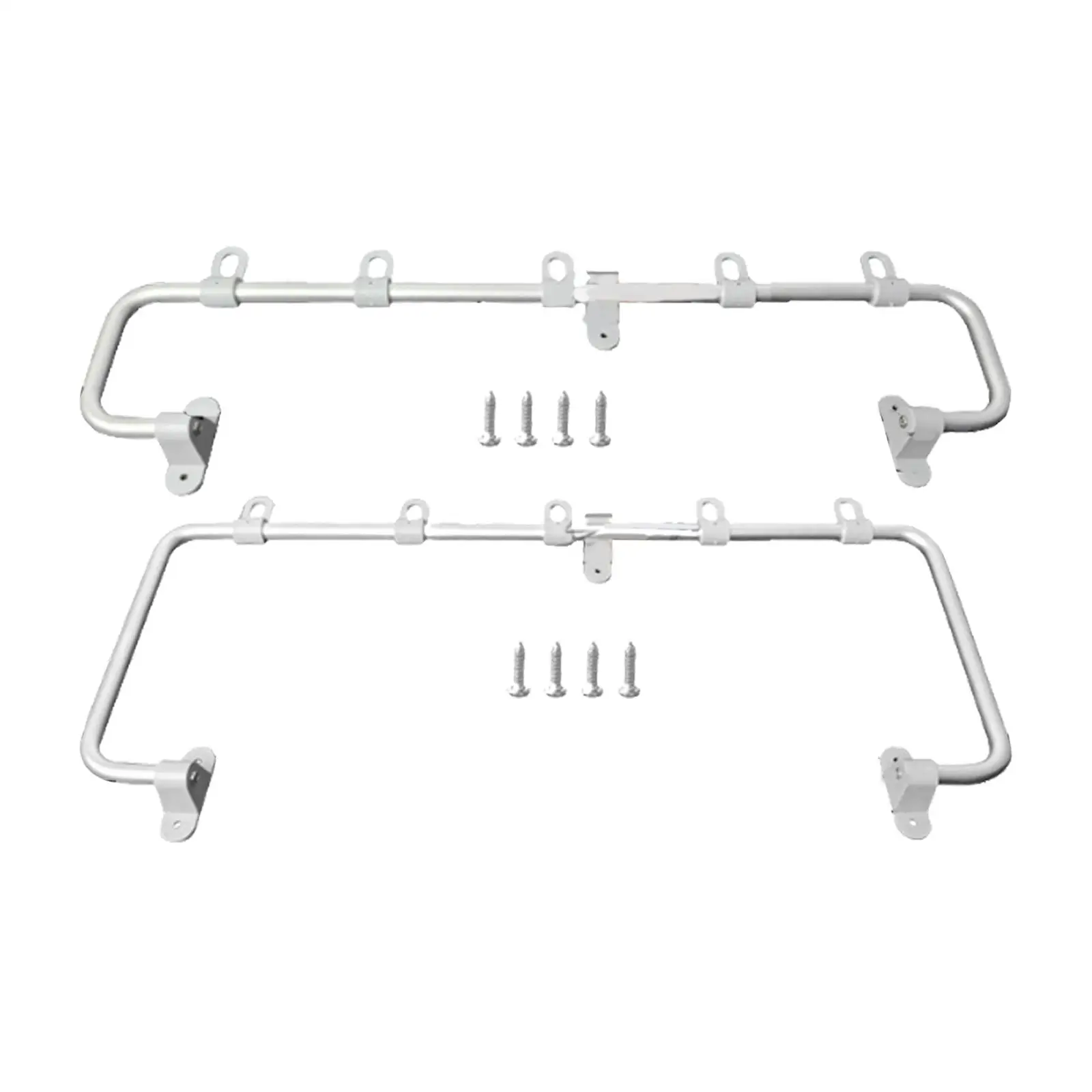 رف ملابس قابل للطي للحمام RV ملحق عام مضاد للانزلاق من الألومنيوم