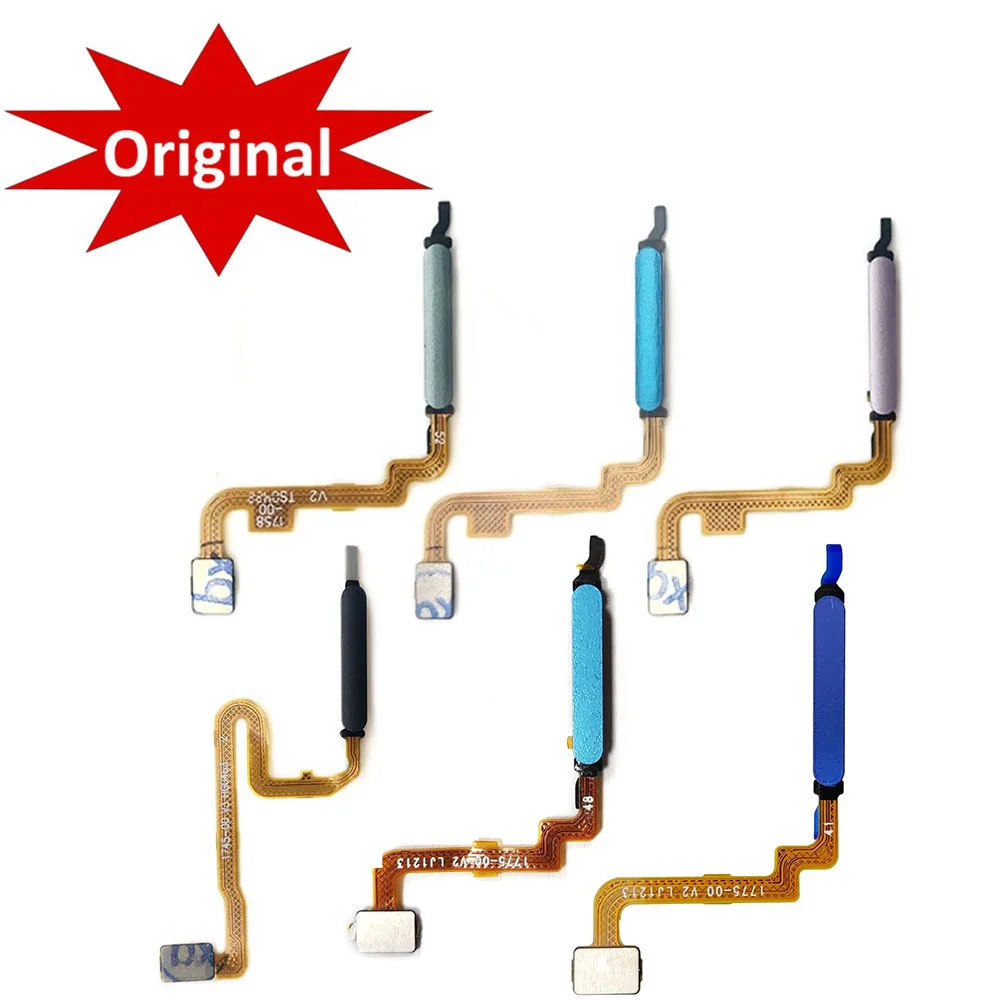 

5Pcs/Lot, For Xiaomi Redmi Note 10 5G Fingerprint Sensor Home Button Ribbon Flex Cable For Redmi Note 10 Pro Fingerprint Sensor