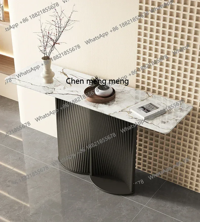 X C Villa decoration aisle entrance table, living room rack, super crystal stone end view table