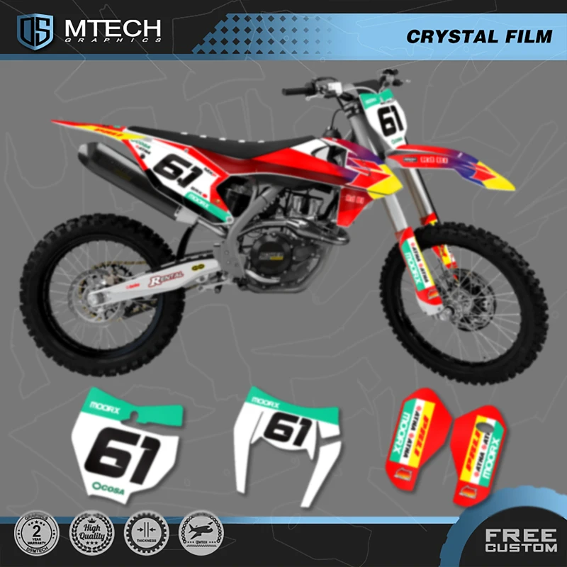 

DSMTECH Graphics Decals Stickers Kit For KTM 125 250 350 450 500 SX SXF XC XCF 2016 2017 2018 EXC EXCF XCW 2017 2018 2019 008