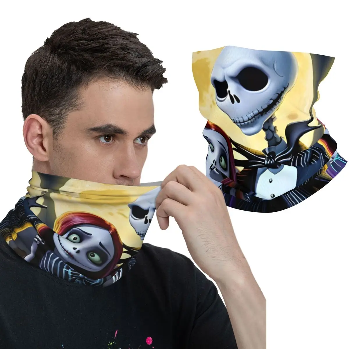 The Nightmare Before Christmas Balaclava Riding Fishing Jack Cartoon Bicycle Mask Sun Protection Soft Motorcycle Face Masks