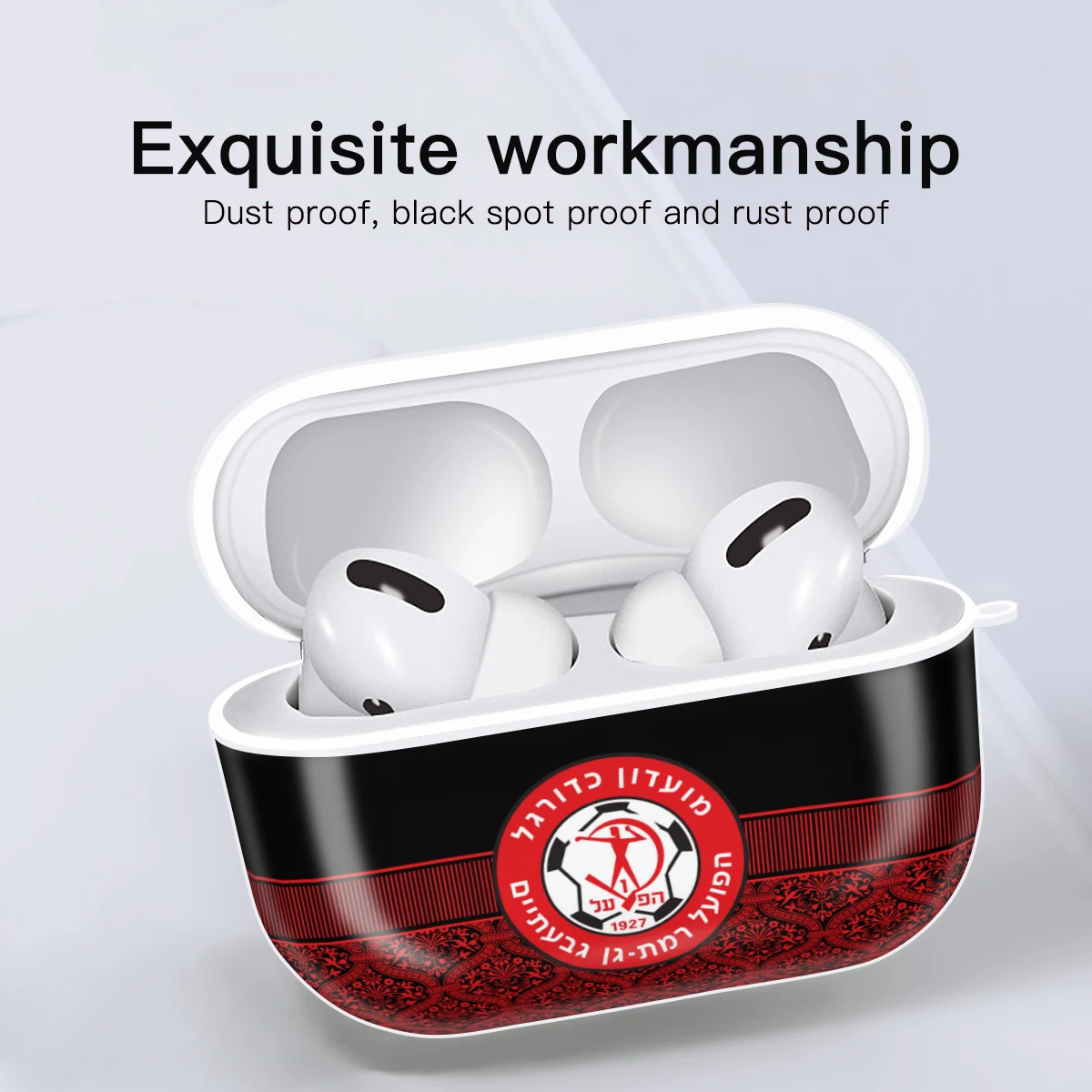 Funda Hapoel Ramat Gan Givatayim Fc para AirPods 1 2 3, funda para AirPods Pro, auriculares inalámbricos