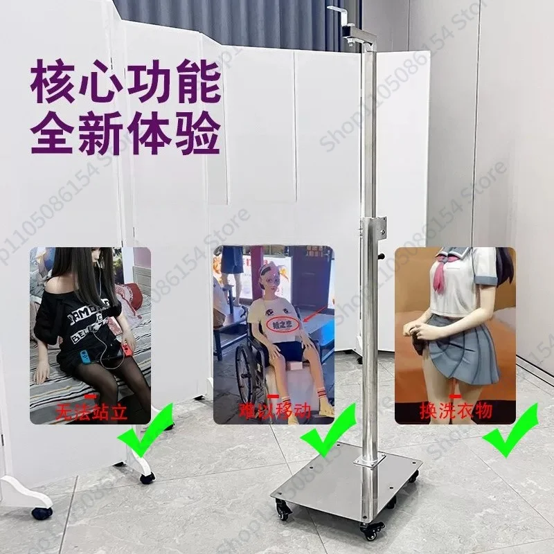 Increase the load-bearing solid doll figure three-dimensional bracket lengthen the adjustable height to move