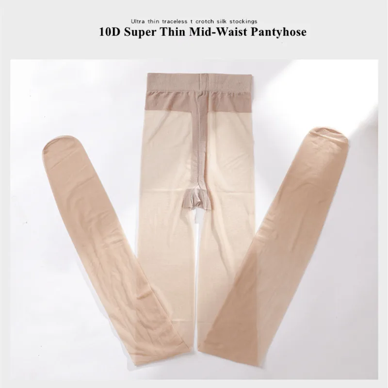 DOIAESKV Neue 10D Sexy Frauen Strumpfhosen Transparente Frauen Strumpfhosen Ultra-dünne Nylon Strumpfhosen Atmungsaktive Weibliche Stretchy Sheer Strumpf – Detail 1