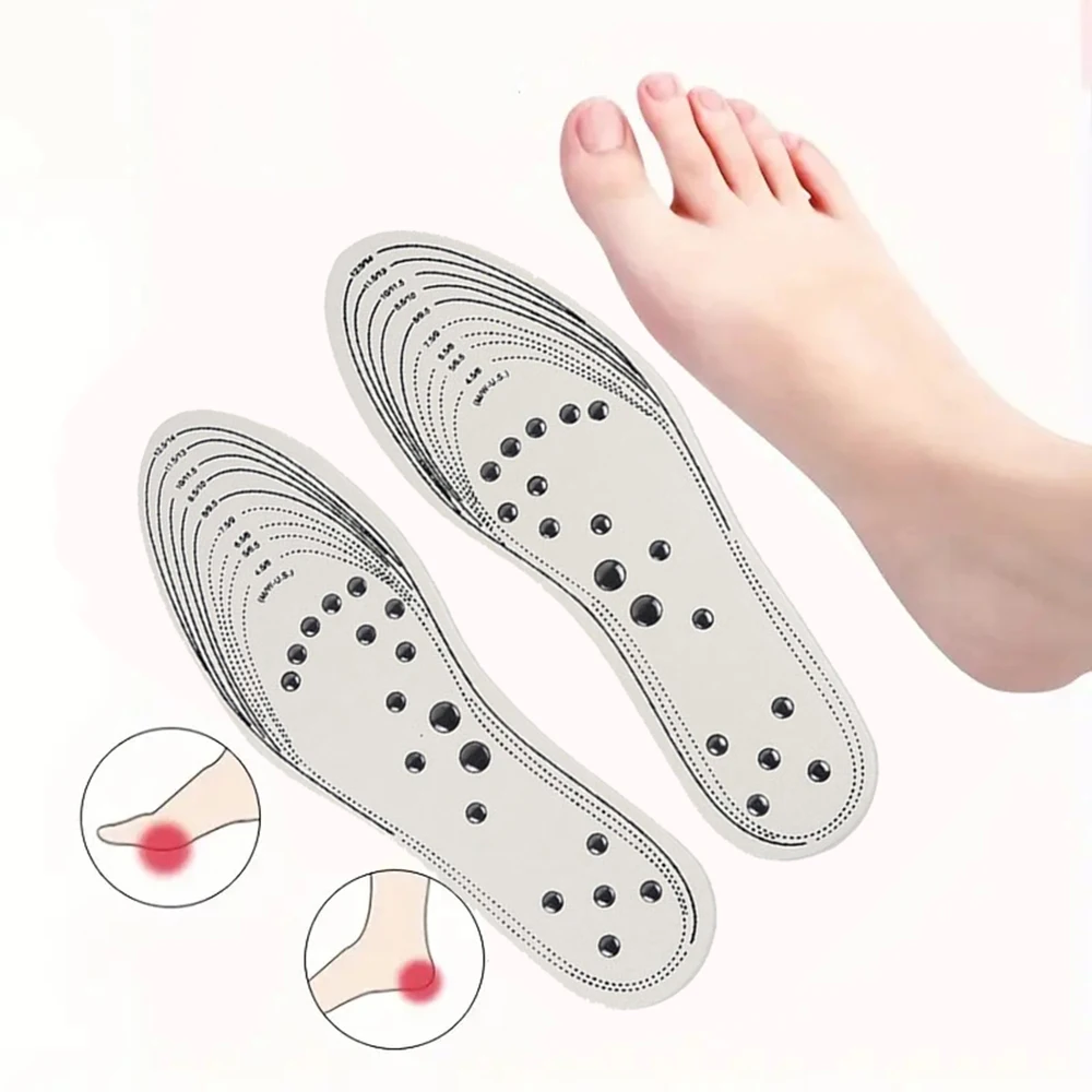 Memorys Foam Magnets Insoles For Women Man Reusable Slow Rebound Sports Cushioned Training Insoles Massage Shoes Pad Cuttable