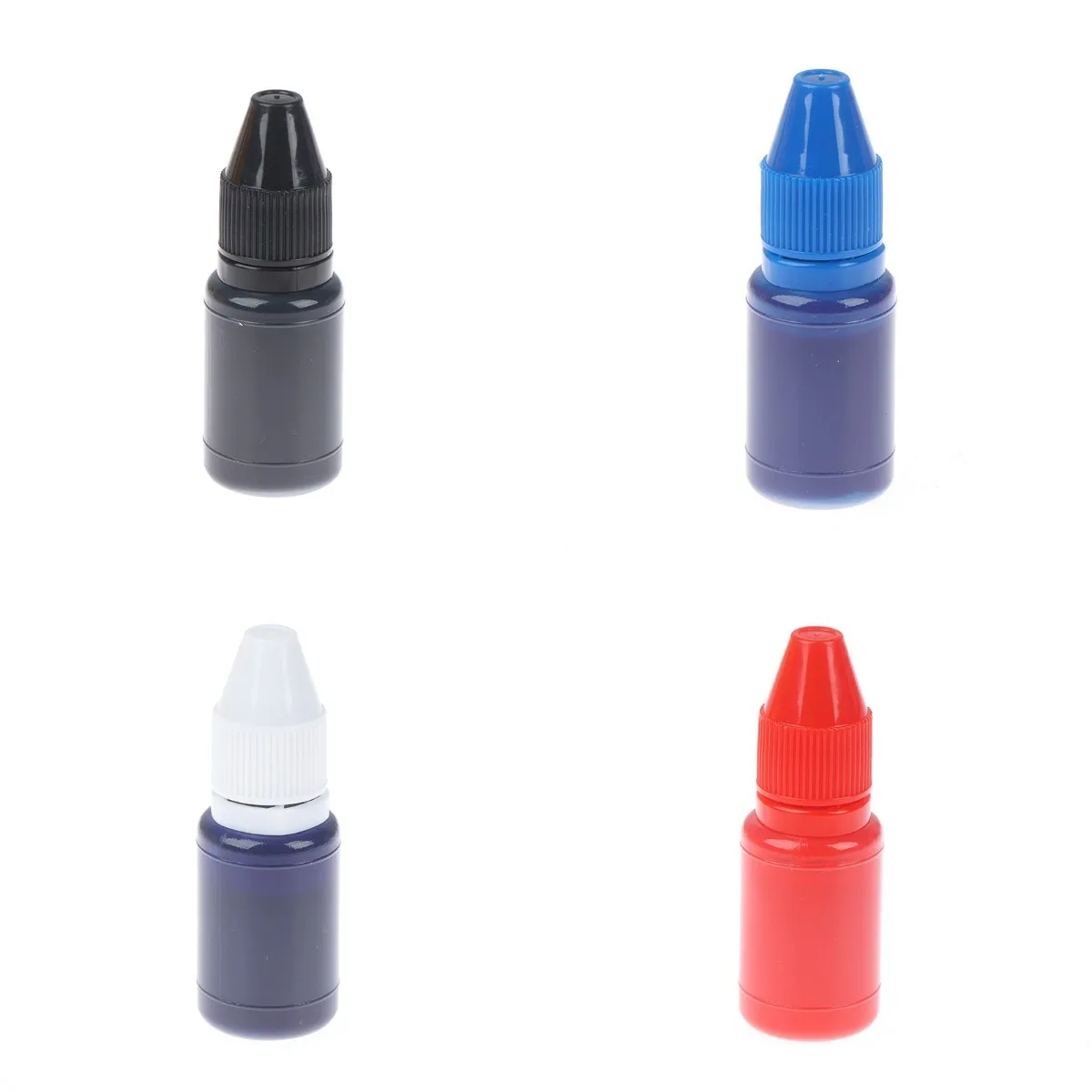 10ml Flash Refill Fast Drying Stamping Ink Inking Self-Inking For Photosensitive Stamp Oil Black Blue