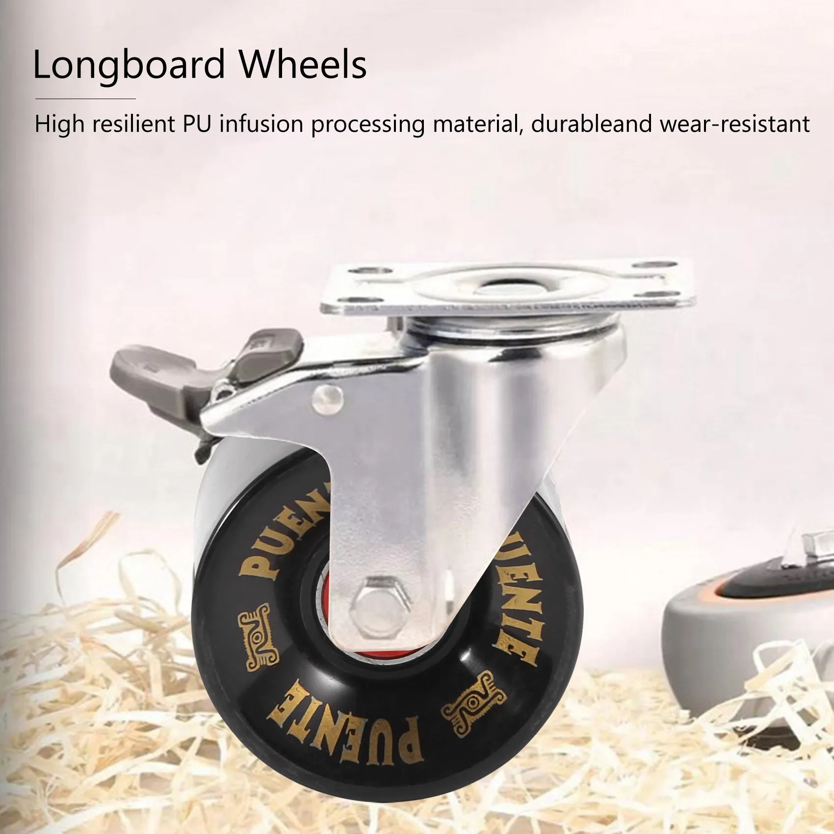 PUENTE 4Pcs/Set Cruiser Skateboard Wheels PU Wheels Long Board Cruiser Wheels with ABEC-9 Bearings HOT