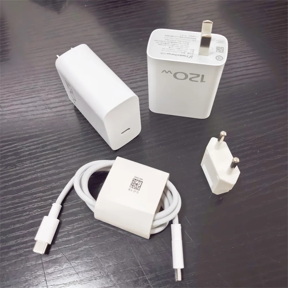 

Для Vivo X300 UItra 120 Вт PD Зарядное устройство ЕС США Адаптер питания для флэш-зарядки USB C к кабелю типа C S50 S30 20 X300 200 100 90 Pro