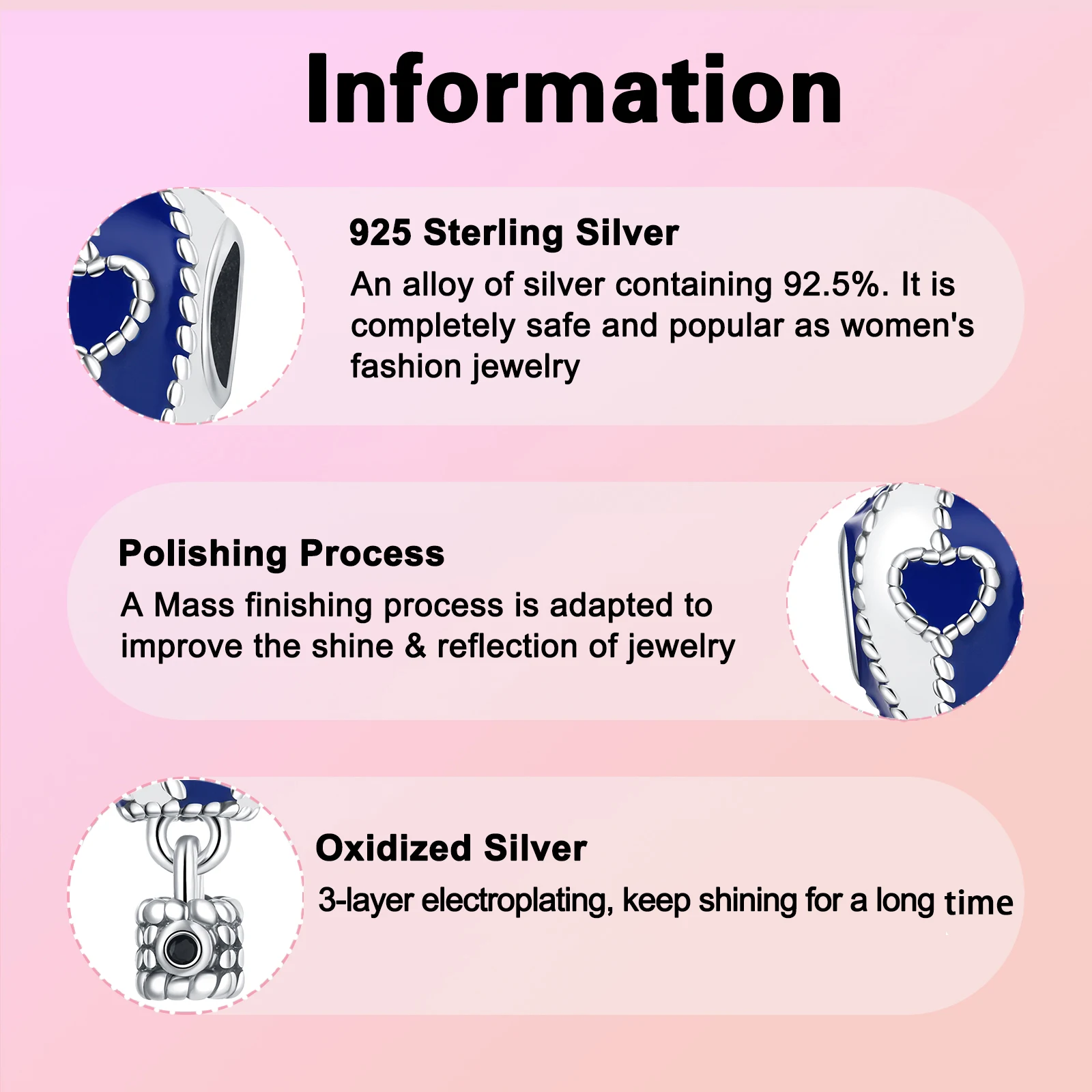 925 Sterling Silver Fashion high-end hot air balloon Beads Charms Bracelets Women DIY Jewelry Gift image 6