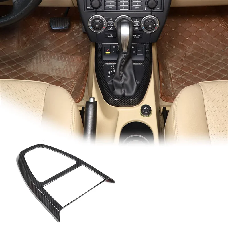 

For Land Rover Freelander 2 2009-2012 Car Gear Shift Knob Panel Frame Cover Trim Stickers Interior Replacement