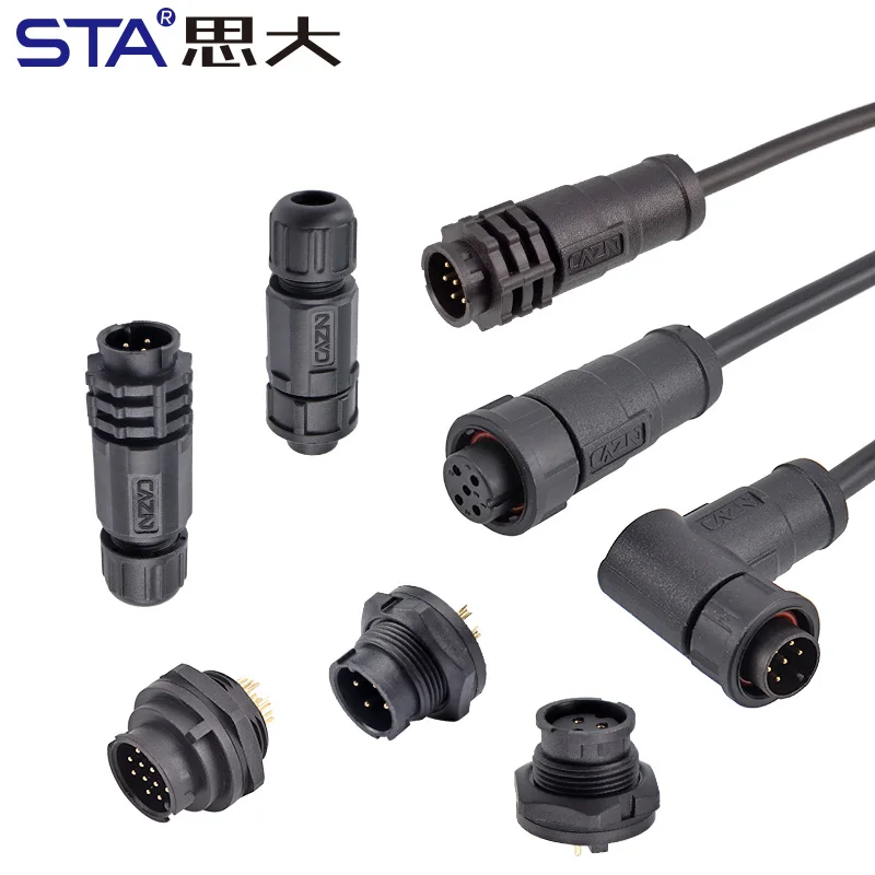 E10 Equivalent LTW PCB Panel Mount Built In Waterproof Connector Bayonet 2 3 4 5 6 7 8 10 12 Pin Socket