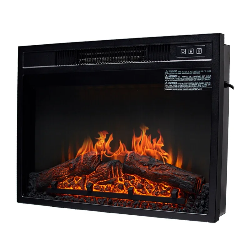 Lareira falsa elétrica com chama 3D, lareira falsa, núcleo decorativo, 220V, 1400W