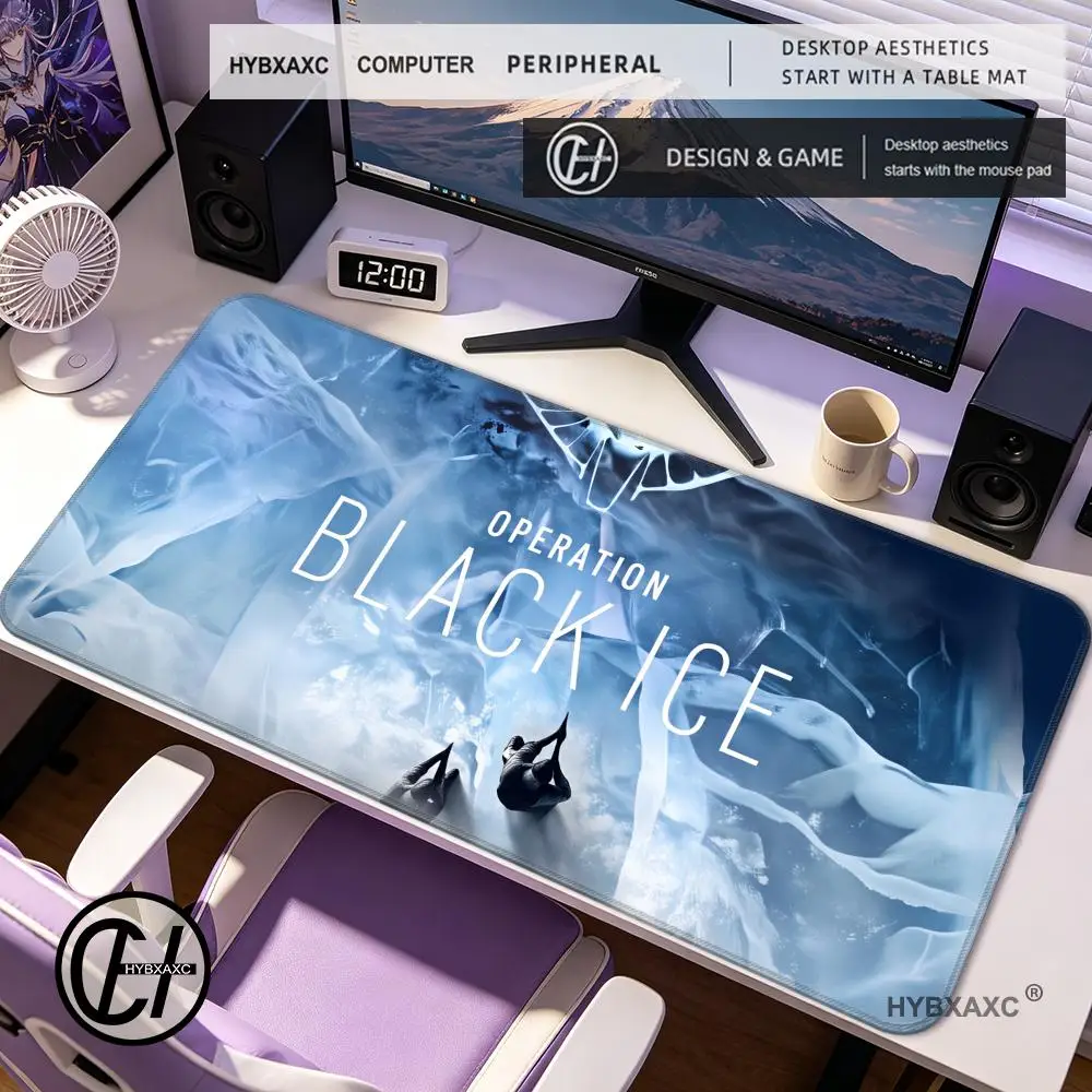 

HYBXAXC Hot Game R6 R-Rainbow Six Siege MousePad Colorful Computer Anime Mouse Pad Pc Gamer Desk Office Carp