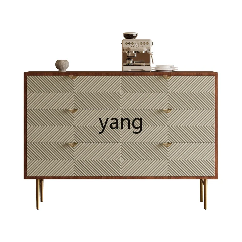 

yjq minimalist six-chest cabinet high-end living room storage dining side cabinet bedroom bedside storage