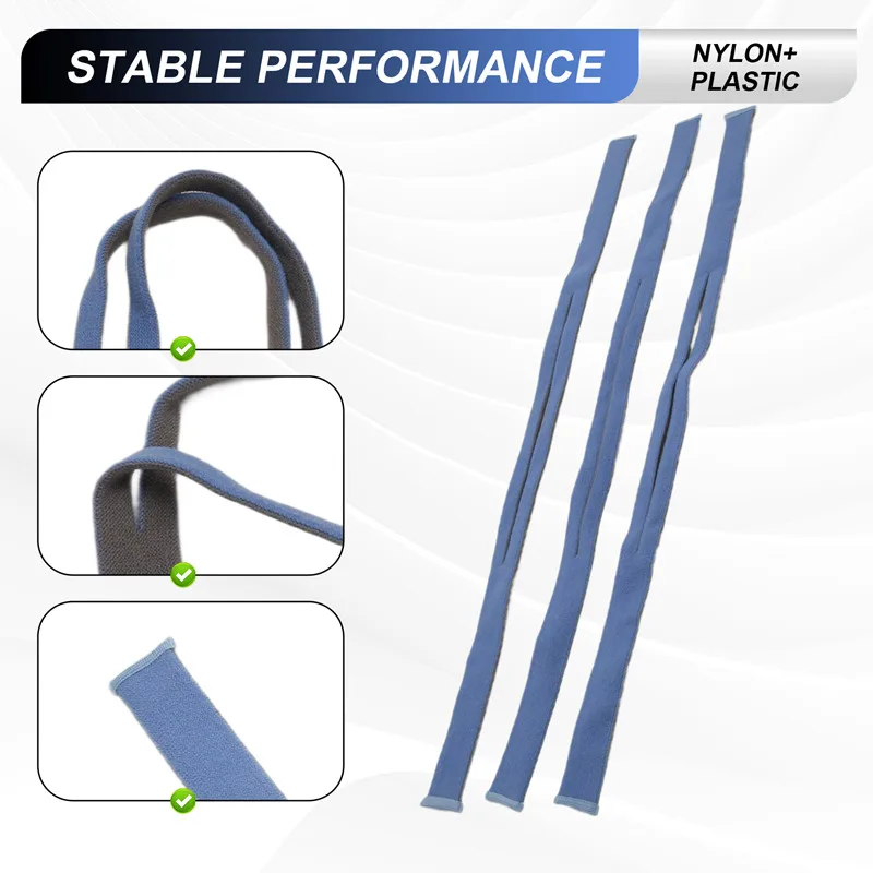 3PCS Replacement Headgear For Resmed Airfit P10 Nasal Pillow CPAP Mask Straps With 6 Adjustment Clips