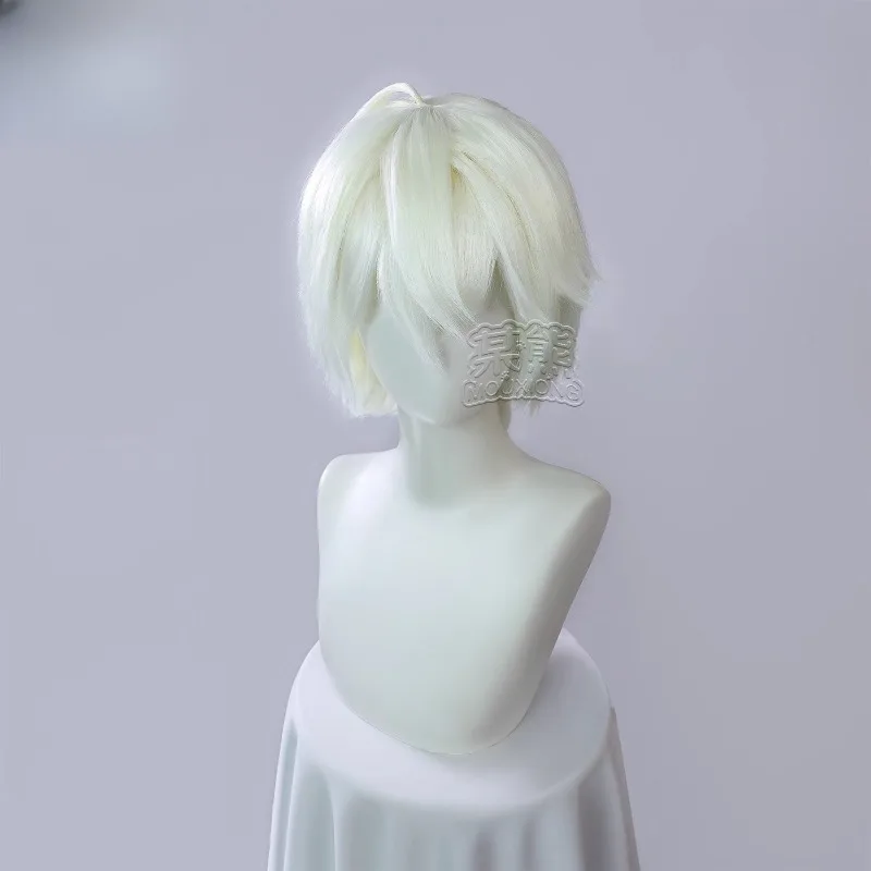 Jogo genshin impacto bennett nova peruca de pele curta 30cm loira marrom peruca anime cosplay resistente ao calor perucas sintéticas