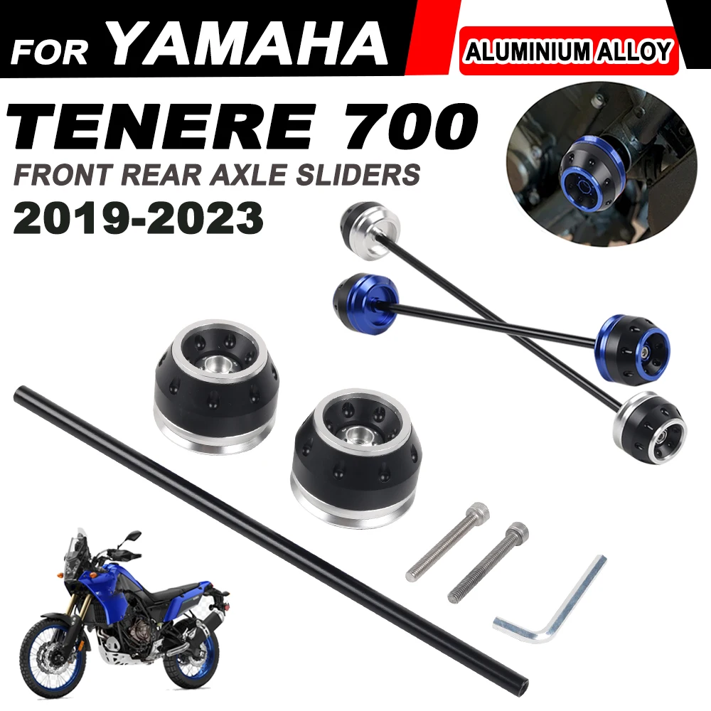 

Front Rear Axle Sliders for YAMAHA TENERE 700 TENERE700 RALLY XTZ700 Motorcycle Accessories Wheel Protection Crash Protector