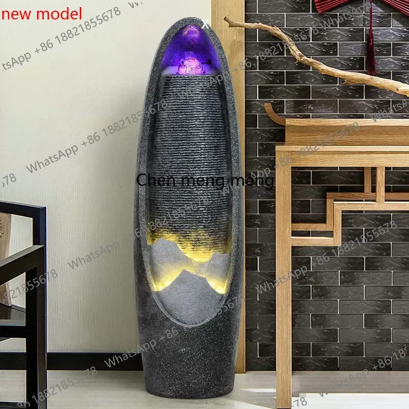 N138Landing, circulation, fountain entrance light luxury high-end living room housewarming opening ceremony
