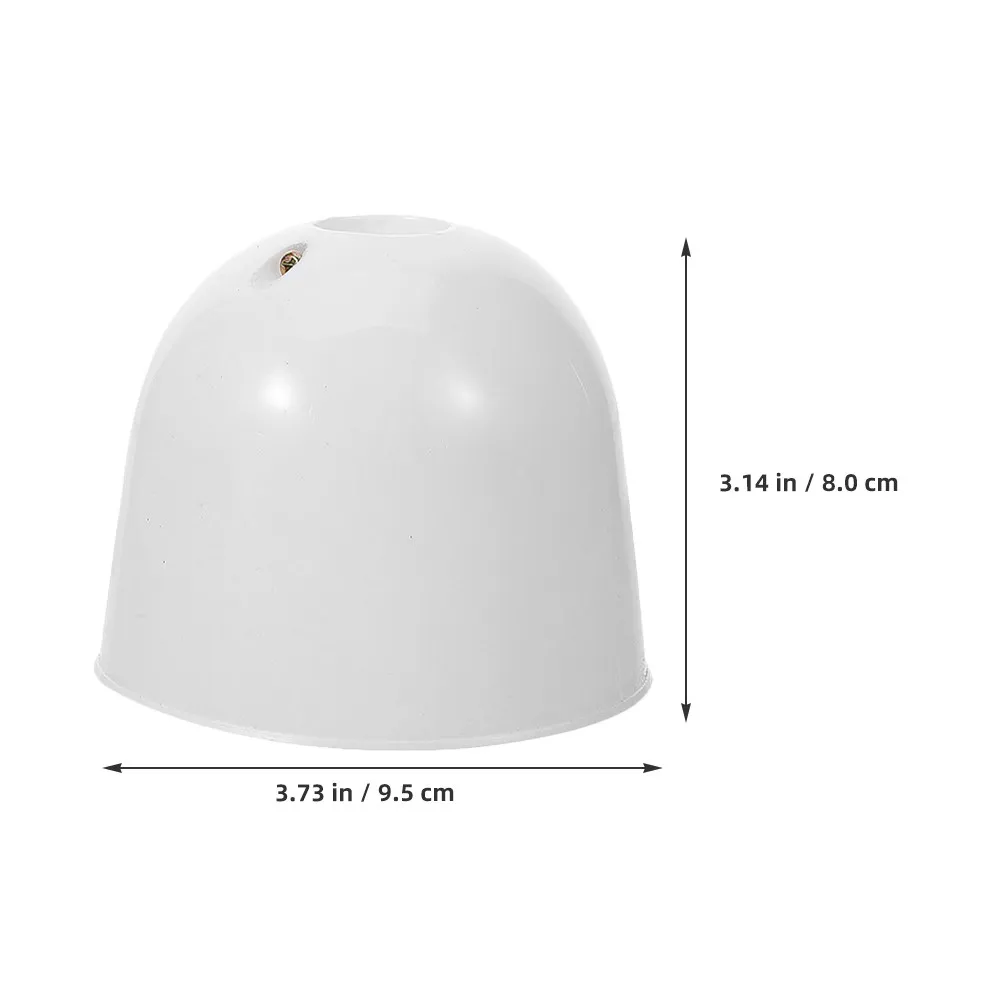 2Pcs Ceiling Fan Bottom Canopy Plastic Dust Protector Easy to Clean Fan Accessories Bottom Decoration