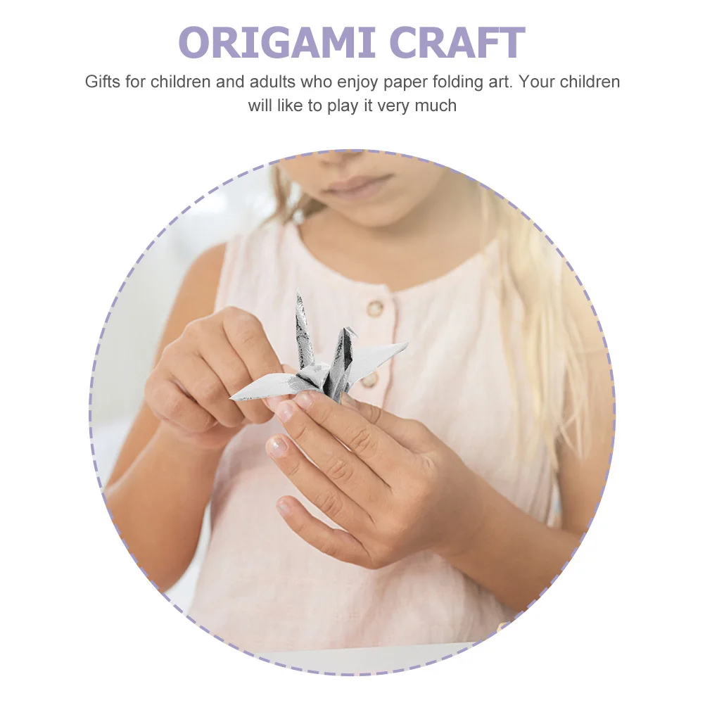 100 قطعة من ورق اوريغامي اللامع المربع DIY ورق قابل للطي من اللؤلؤ لمشاريع الحرف اليدوية توريد نشاط تطوير الدماغ