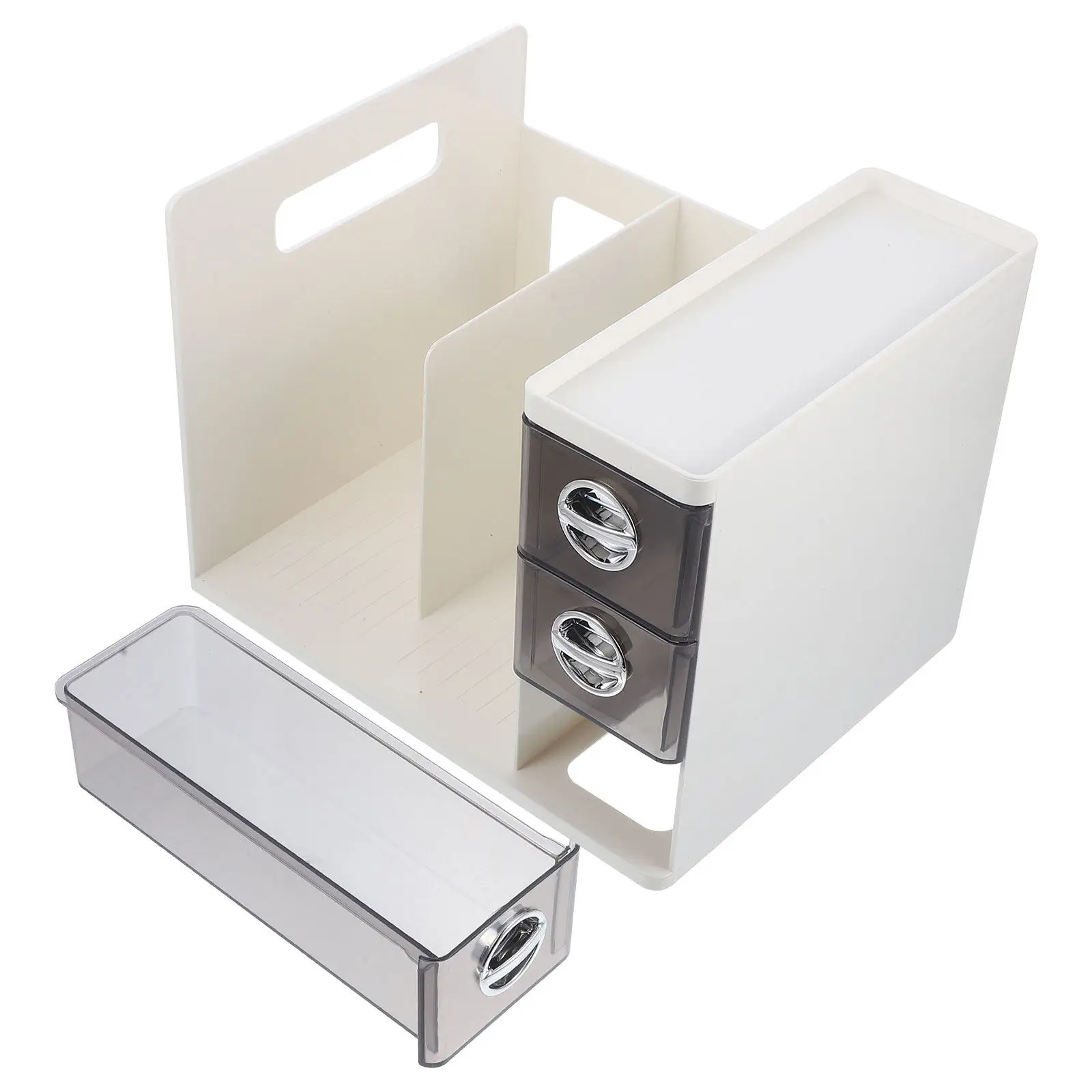 

File Document Rack Desktop Bookshelf Drawer Organizer Office File Folder Storage Desktop Document Rack Magazine Holder Small