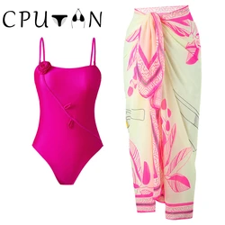 CPUTAN Bikini Push Up Women Swimsuits 2025 Sexy Female Swimwear Brazilian Bikini Set Skirt Biquini Swim Suits Print Beachwear