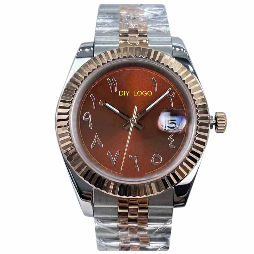 

Customized LogoFashionable 41mm men's watch, Arabic numeral watch, mechanical movement, The best gift for men