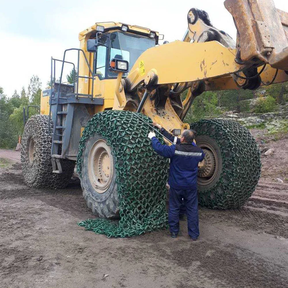 Factory Sale Heavy Duty Forestry Tire Protection Snow Chain Skidder Wheel Track Chain for Truck