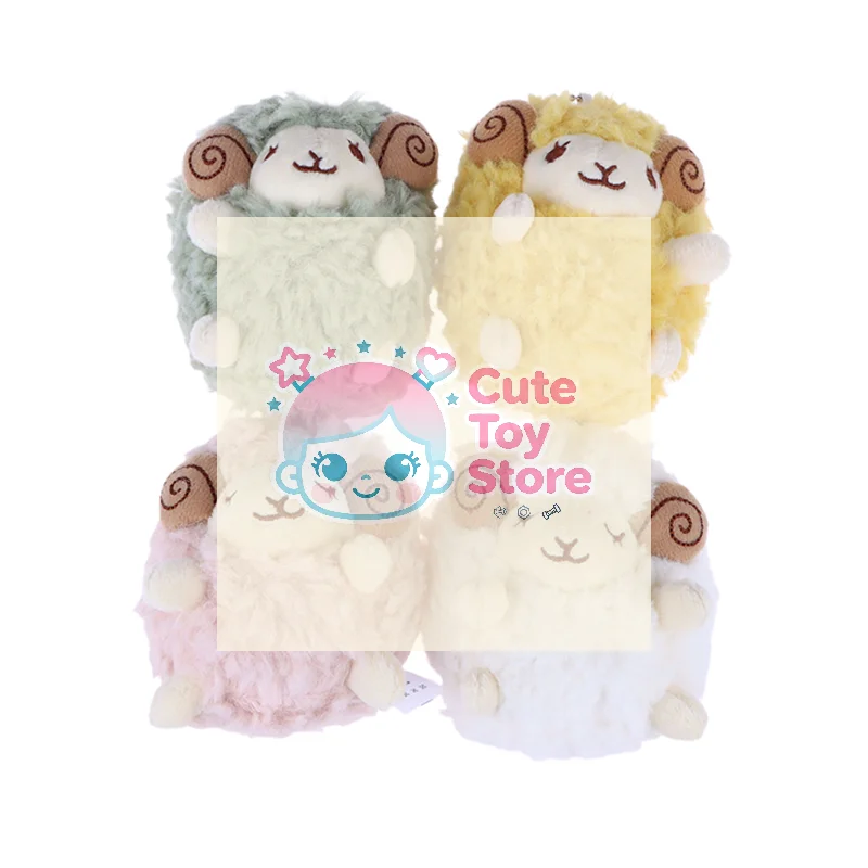 Pendentif en peluche de mouton pour sac à dos, Mini pendentif en peluche de mouton mignon, poupée d'agneau douce, porte-clés d'ornement pour décoration de voiture