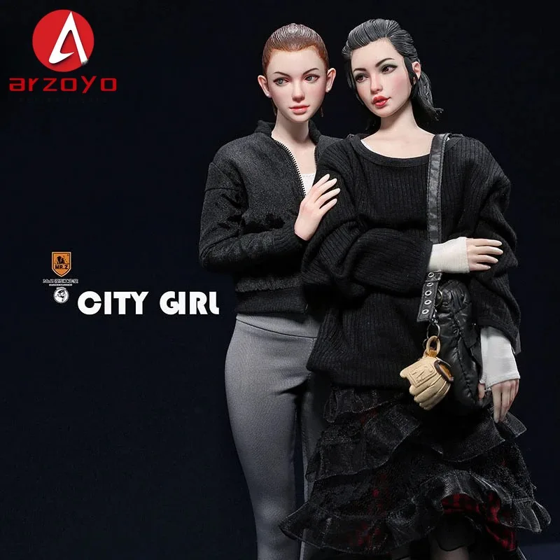 2025 Q4 Mr.Z CG002 1/6 City Girl Rui & Lei Movable Eyes Action Figure 12 ''ทหารหญิงFigurineชุดสะสมของเล่น