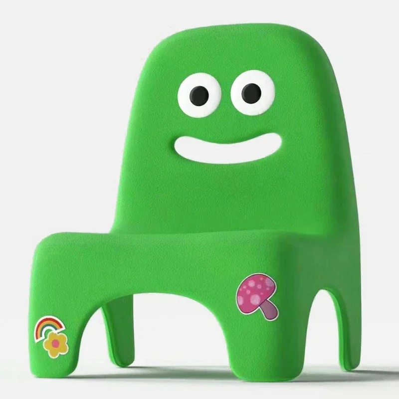 New Trendy Toy Stool, Baby Chair, Sturdy and Durable, PP Environmentally Friendly Material, Green Mini Stool, Home Furniture