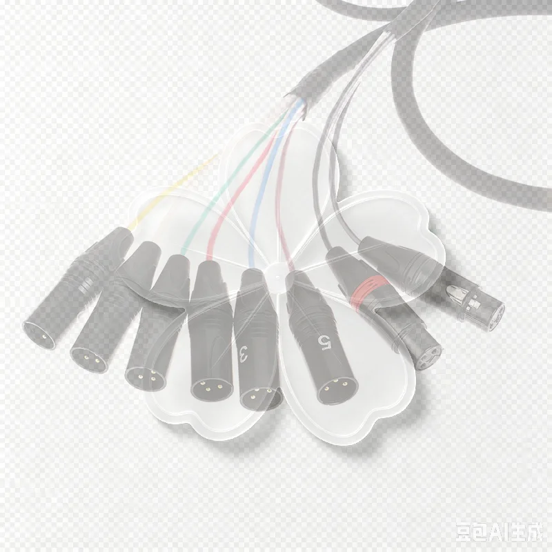 2 4 6 Channel Professional Multi-Media 3 Pin XLR Cable Male To Female Balanced Audio Extension Cord