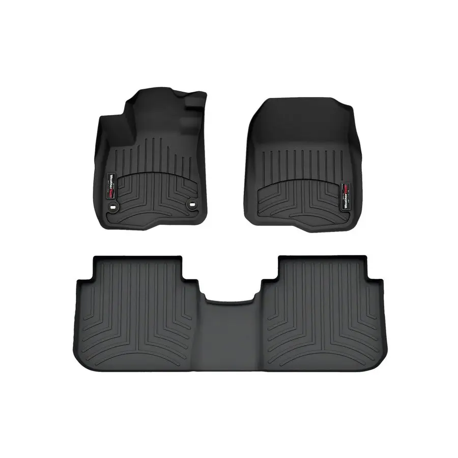 

Custom Fit FloorLiners for Honda CRV, CRV Hybrid, 1st amp 2nd Row 44178012, Black