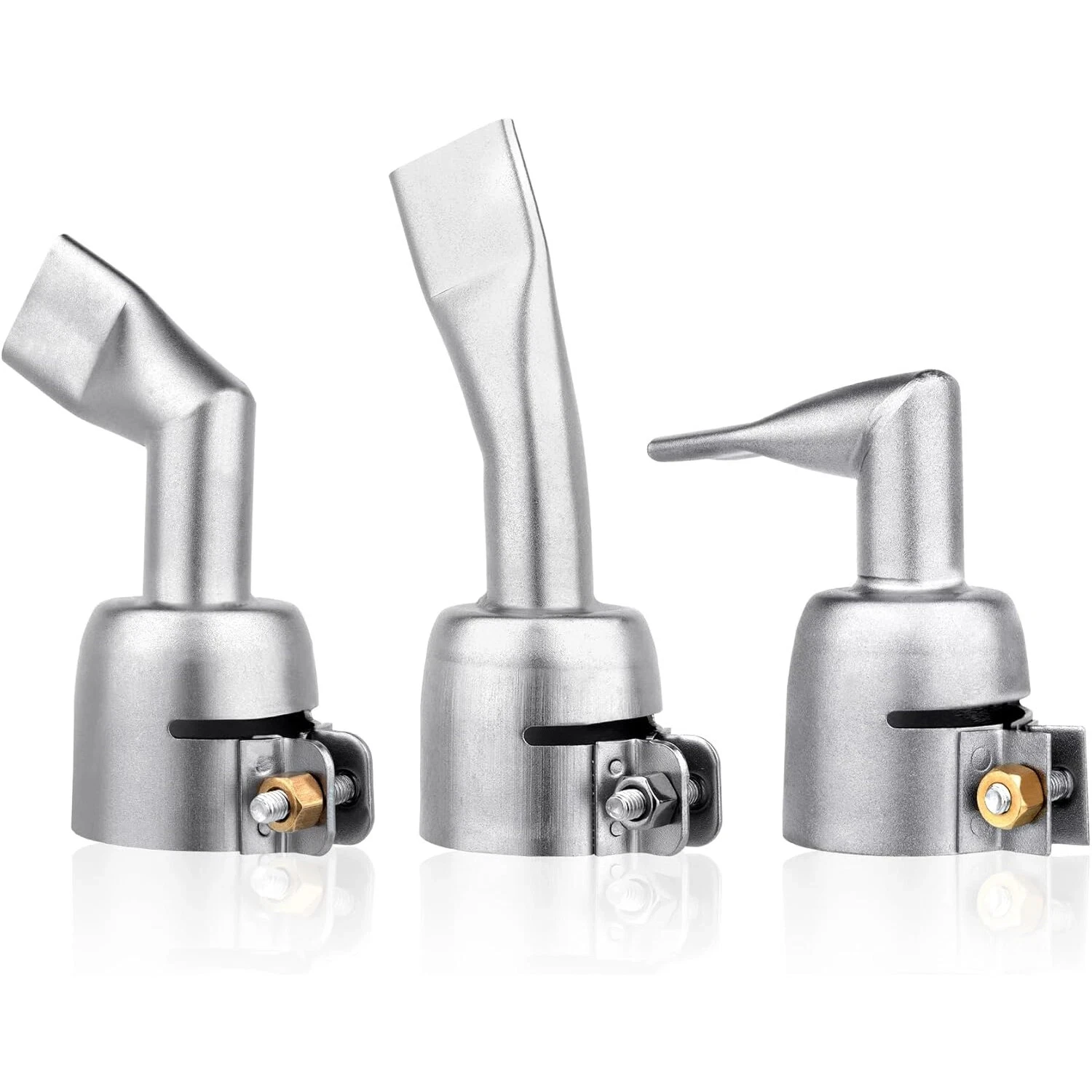 

3Pcs Hot Air Welding Nozzle 20mm 90° 120° Flat Welding Tip Nozzle Tubular Nozzle