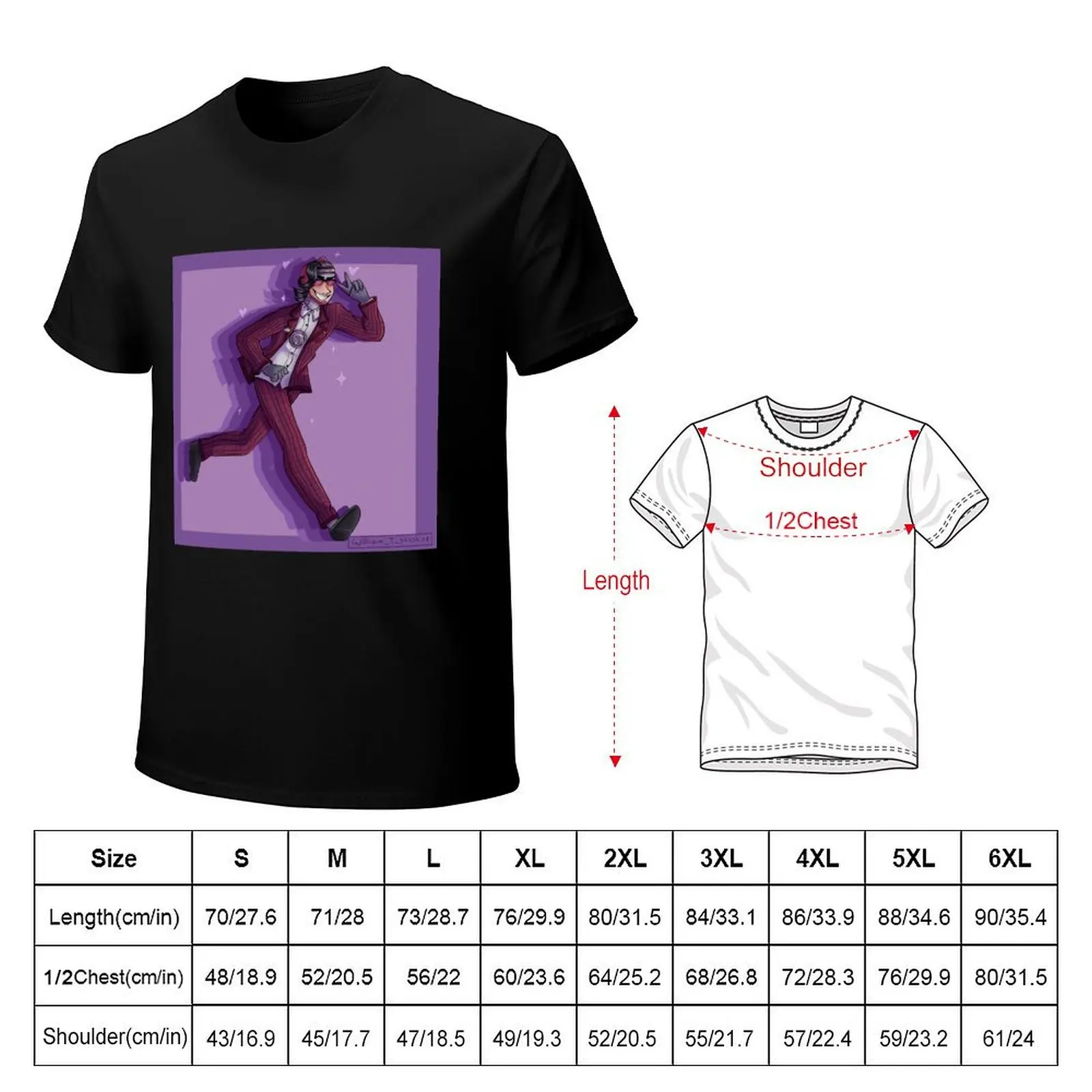 Toontown Graham Ness Payser T-Shirt Comfort Stretch Tee Shirt