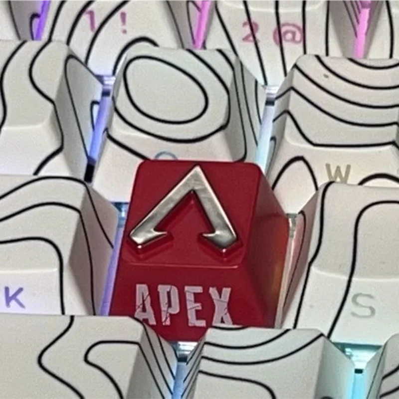 Apex Legends Tema Keycaps, Liga de alumínio personalizado Key Caps, Gaming Acessórios Teclado Mecânico, Mercadoria do jogo Presentes