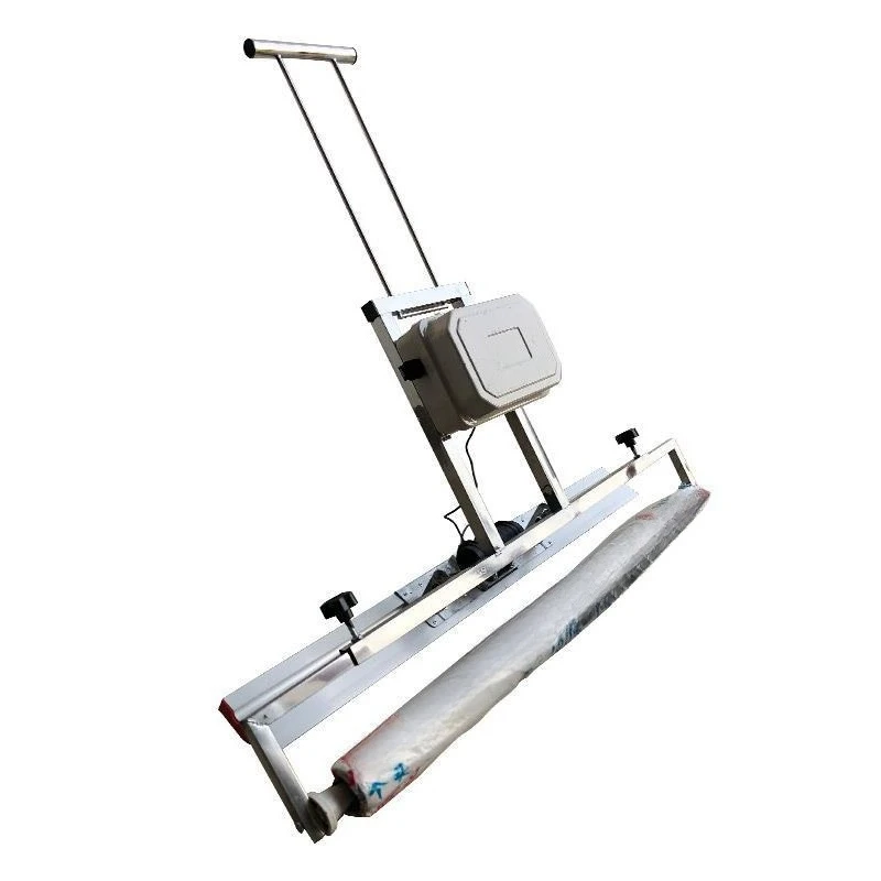 Concrete vibrating and laminating machine Electric cement floor covering film machine Footprint removal Automatic vibration film