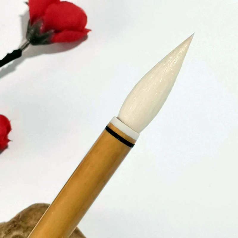 Woolen Hair Regular Script Calligraphy Brush Professional Running Seal Official Script Goat Hair Brush Chinese Painting Brush