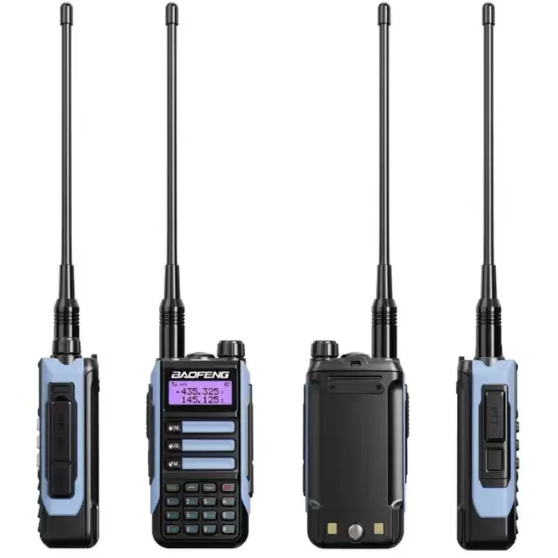 Baofeng UV16 Walkie Talkie 999CH AM FM Radio Frequency Copy Noise Reduce Flashlight Portable Two Way Radio for Hunting HAM