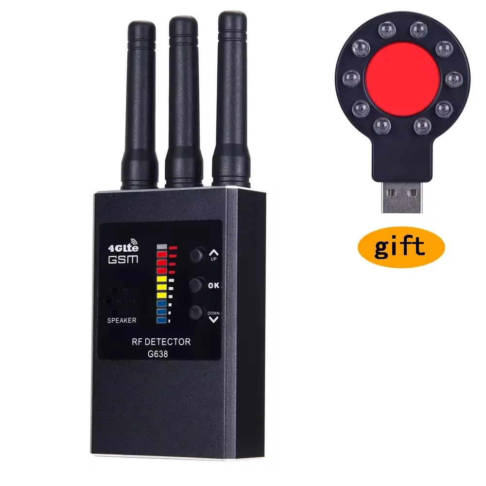 Anti Spy Wireless RF Signal Geheime Kamera Detektor Mini Bug GSM GPS Tracker Blocker Versteckte linse Abhörgerät Scan Finder