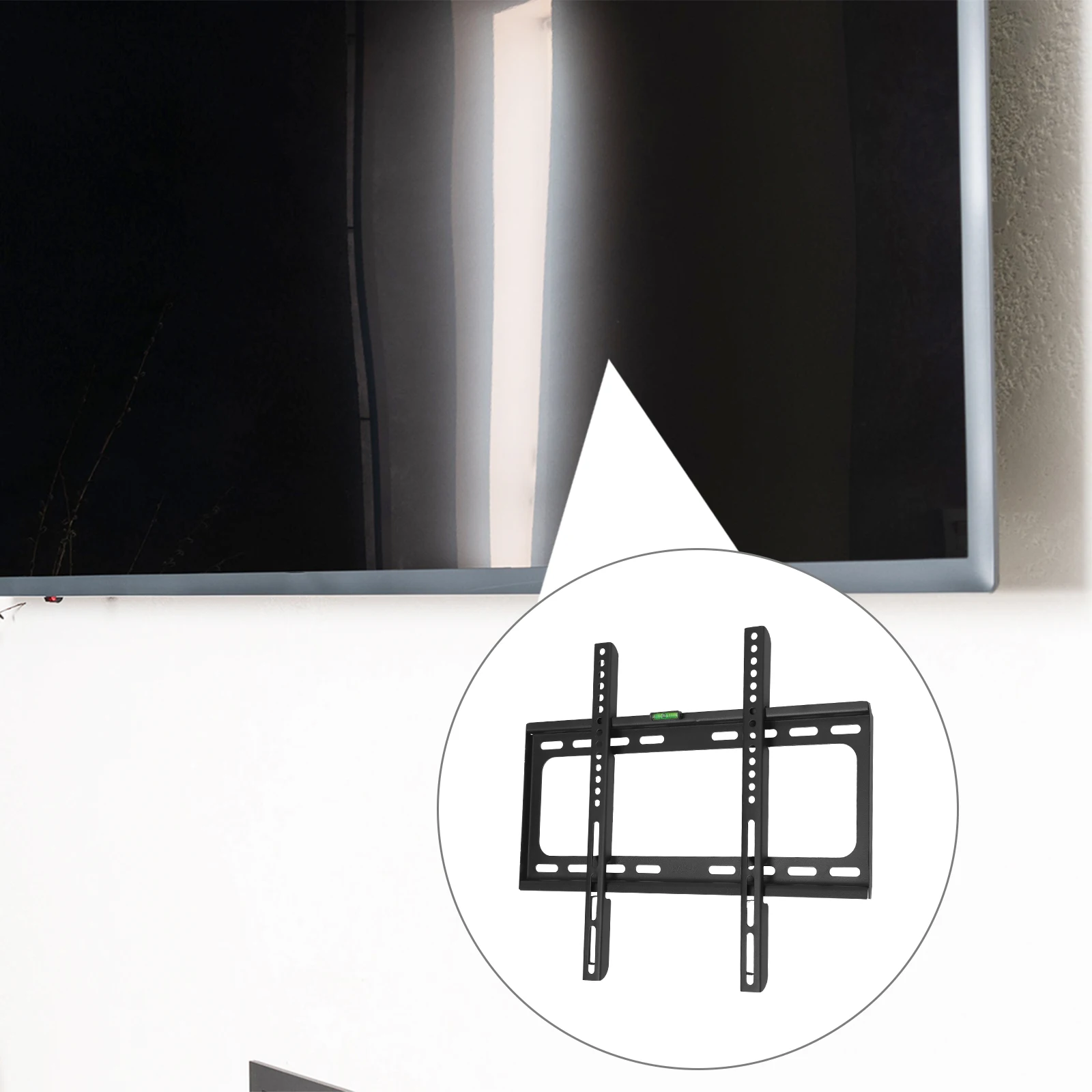 

Universal Wall Mount Brackets for 26-63 Inch LCD 400x400 1.3mm Thick Sturdy Metal Tilt Bedroom Living Room