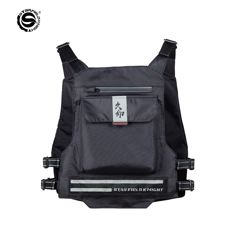 

LED Light Reflective Vest Motorcycle Riding Vest Jacket Summer Men's and Women's Four Seasons Safety Vest Casual
